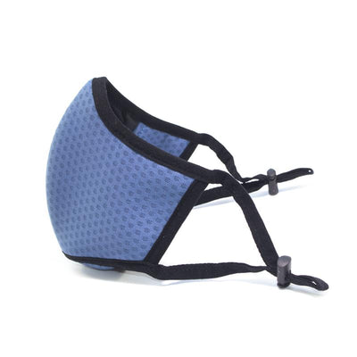 Clear Collective Reusable Mask Bronte Blue | Adult | No Valve | Reusable Anti Odour Neoprene Face Mask