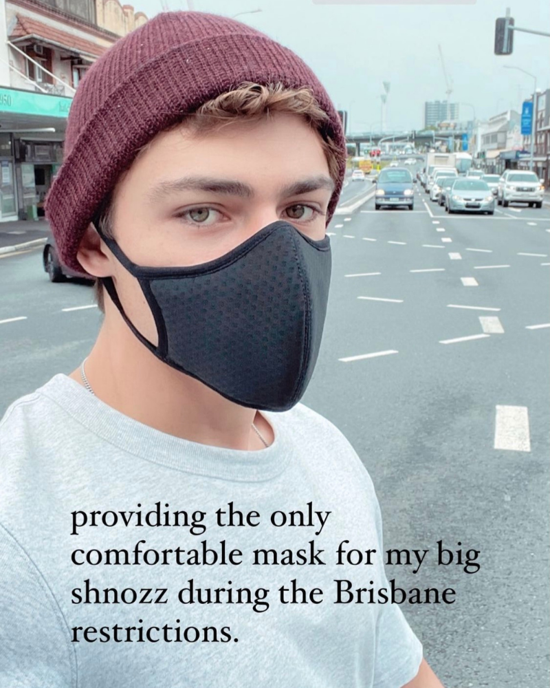 Clear Collective Reusable Mask Charcoal | Adult | No Valve | Reusable Anti Odour Neoprene Face Mask