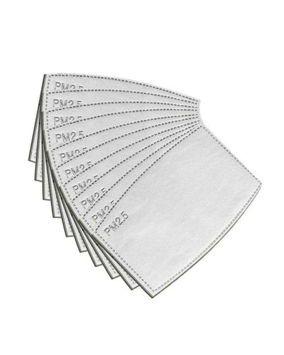 Clear Collective Replacement Filter for Valve Mask Carbon Filters | Adult | Reusable Masks Only | 10 Pack (5 x 2 Filter Packs) | Max 2 Per Order (In Stock)