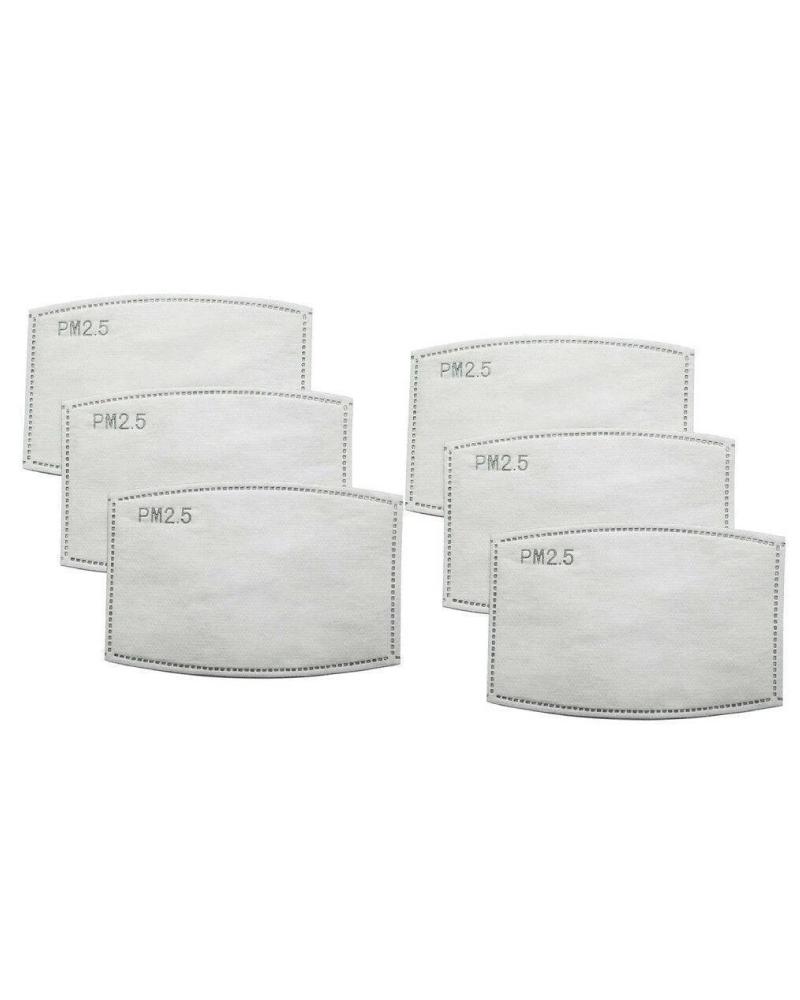 Clear Collective Replacement Filter for Valve Mask Carbon Filters | Adult | Reusable Masks Only | 10 Pack (5 x 2 Filter Packs) | Max 2 Per Order (In Stock)