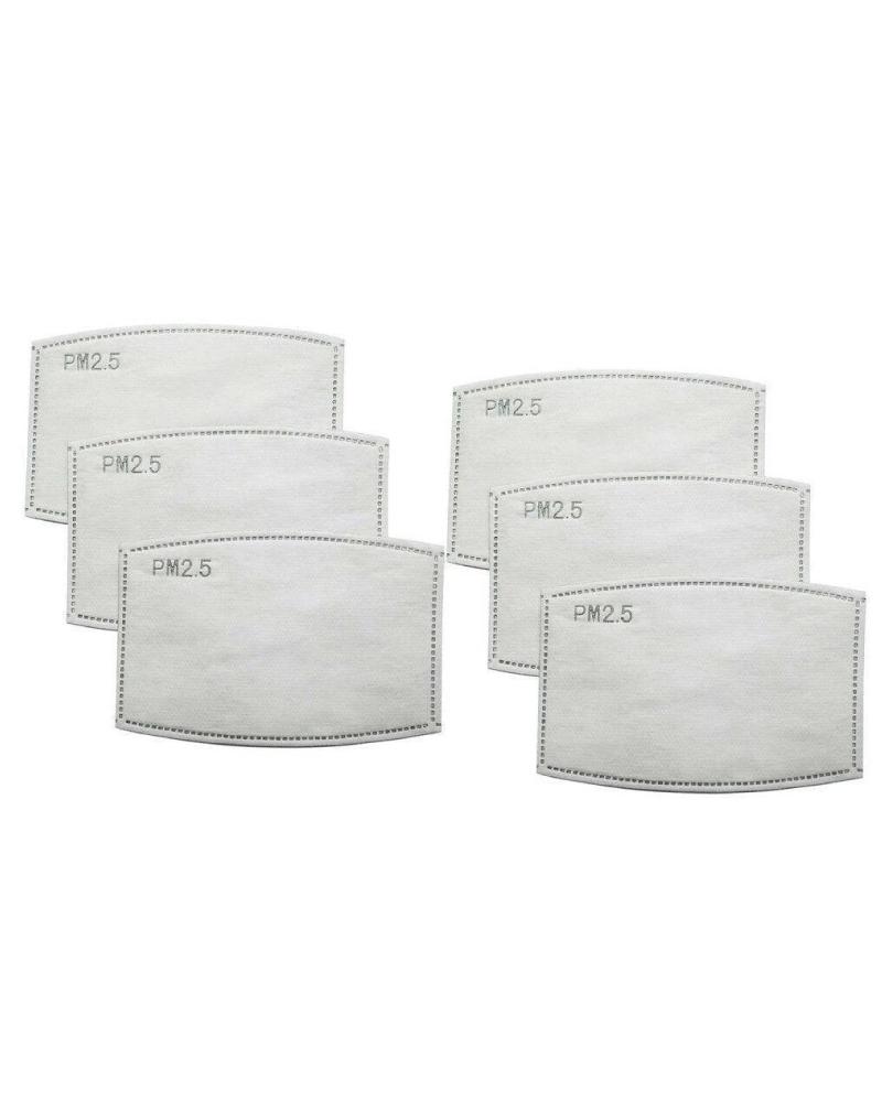 Clear Collective Replacement Filter for Valve Mask Carbon Filters | Adult | Reusable Masks Only | 10 Pack (5 x 2 Filter Packs) | Max 2 Per Order (In Stock)