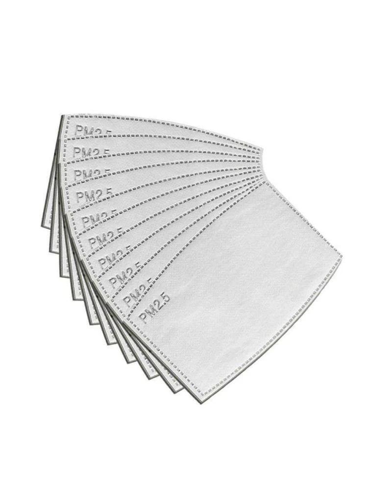 Clear Collective Replacement Filter for Valve Mask Carbon Filters | Kids | Reusable Masks Only | 10 Pack (5 x 2 Filter Packs) | Max 2 Per Order (In Stock)