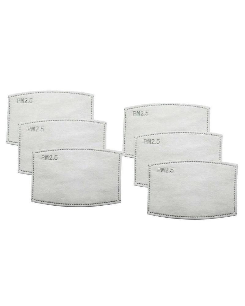 Clear Collective Replacement Filter for Valve Mask Carbon Filters | Kids | Reusable Masks Only | 10 Pack (5 x 2 Filter Packs) | Max 2 Per Order (In Stock)