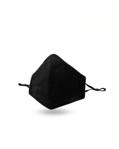 Black | Adult | No Valve | Reusable Face Mask (In Stock)