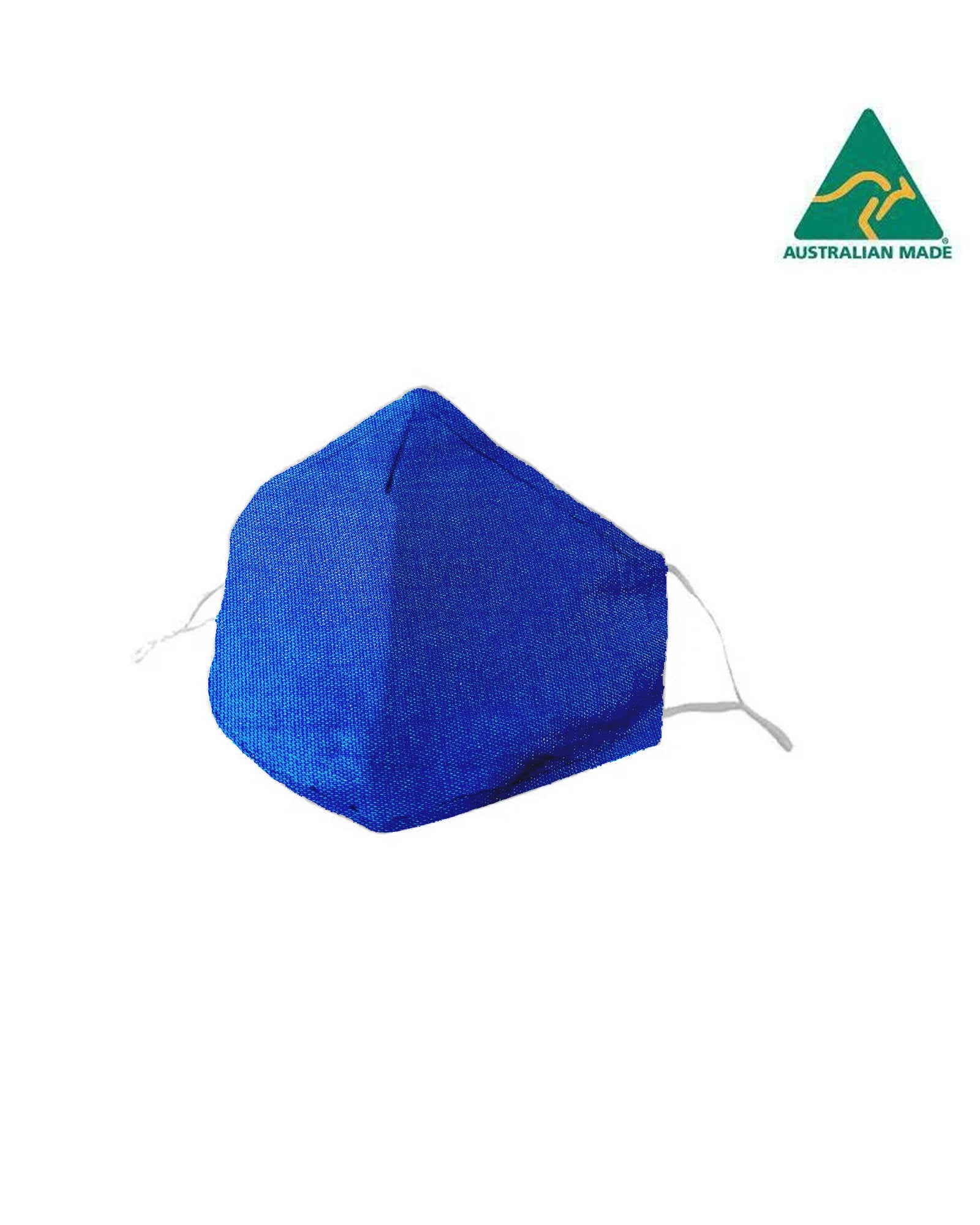Clear Collective Reusable Mask Electric Blue | Adult | No Valve | Reusable Anti Odour Cotton Face Mask