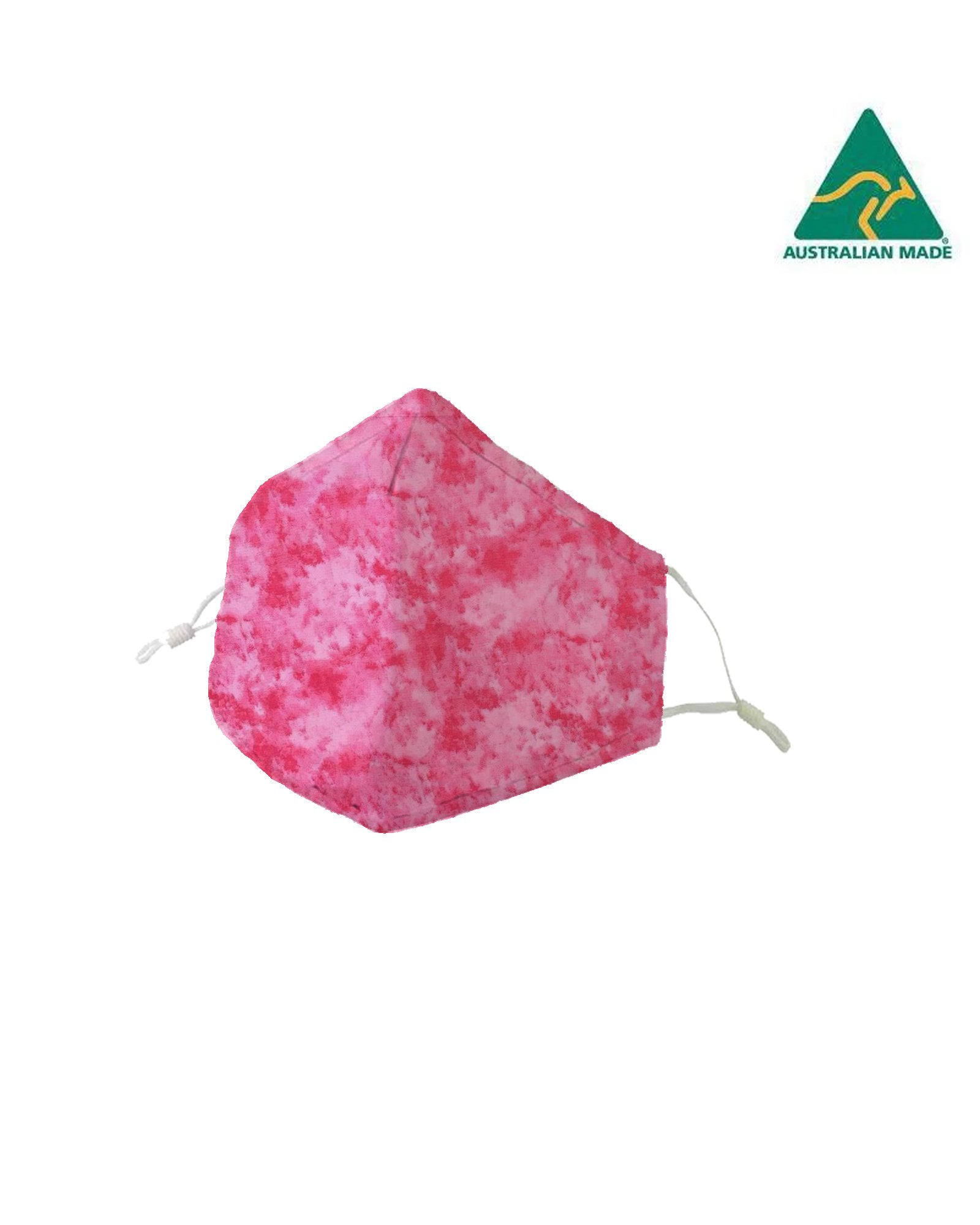 Clear Collective Reusable Mask Hot Pink Cloud | Adult | No Valve | Reusable Anti Odour Cotton Face Mask (In Stock)