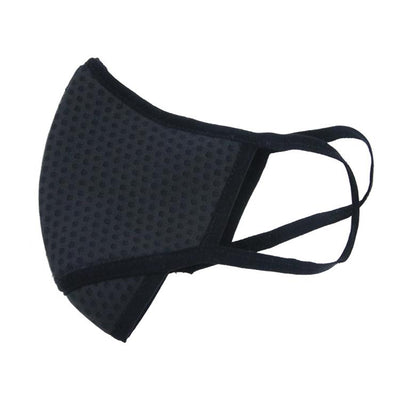 Clear Collective Reusable Mask Jet Black | Adult | No Valve | Reusable Anti Odour Neoprene Face Mask