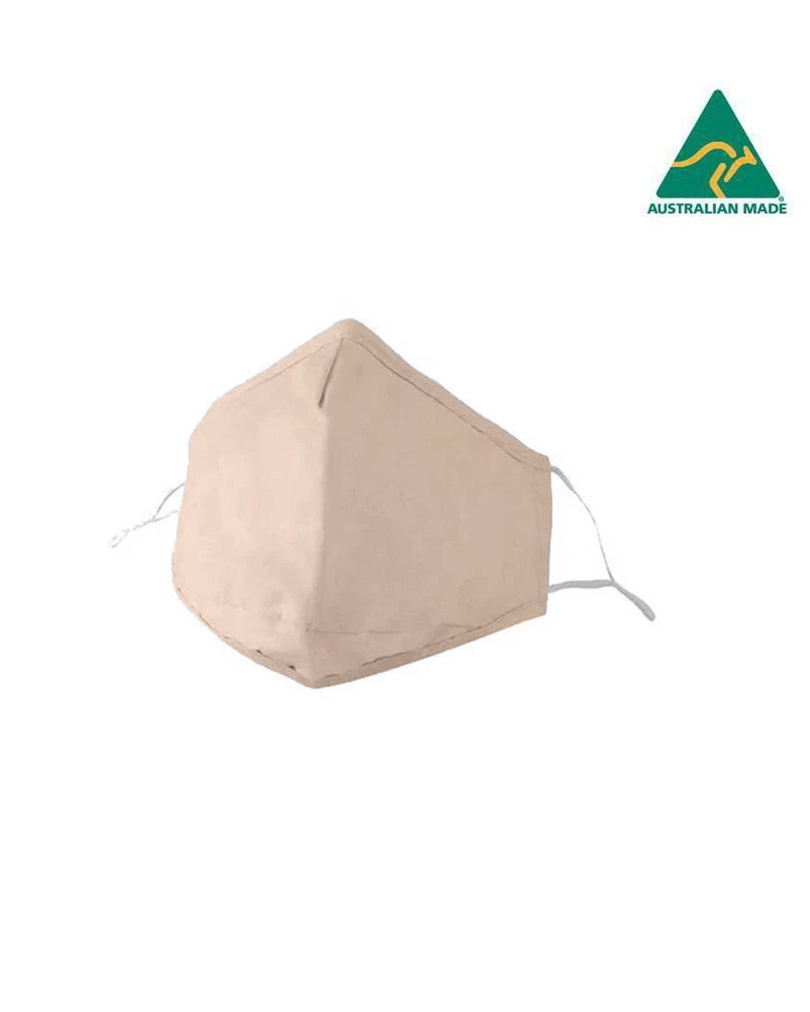 Clear Collective Reusable Mask Latte Tan | Adult | No Valve | Reusable Anti Odour Cotton Face Mask (In Stock)