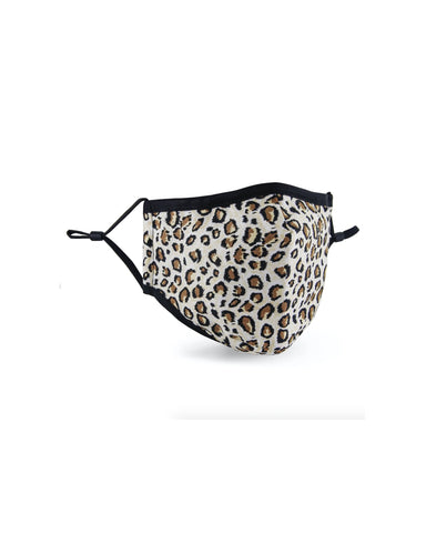 Leopard Print | Adult | No Valve | Reusable Cotton Face Mask (In Stock)