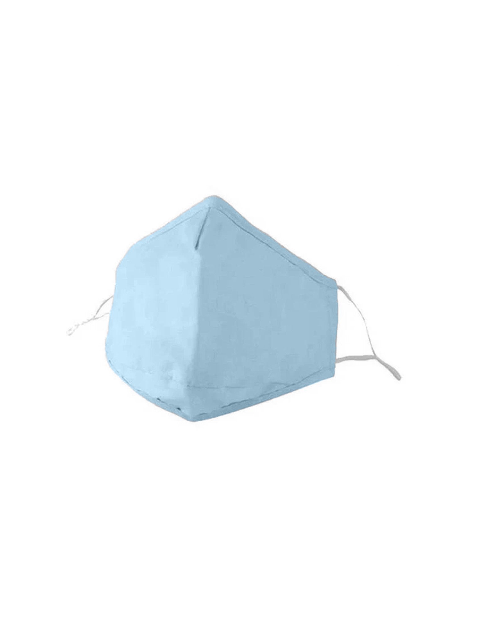 Clear Collective Reusable Mask Light Blue | Adult | No Valve | Reusable Anti Odour Cotton Face Mask