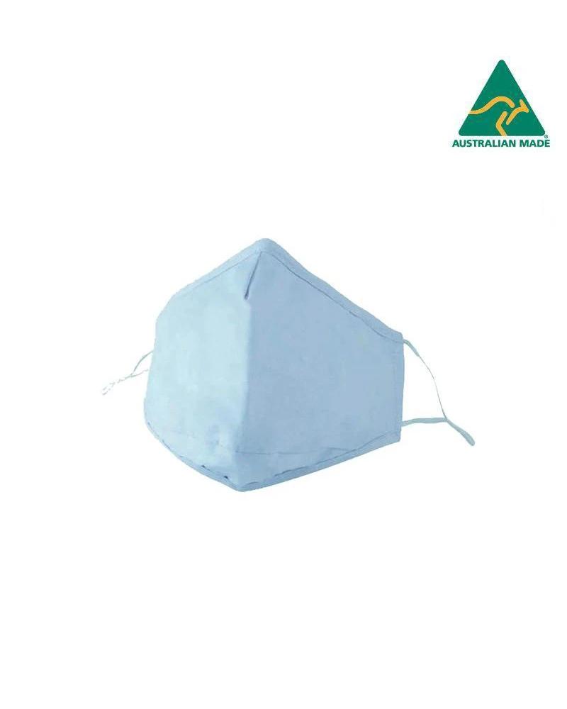 Clear Collective Reusable Mask Light Blue | Kids | No Valve | Reusable Anti Odour Cotton Face Mask (Restocking soon)