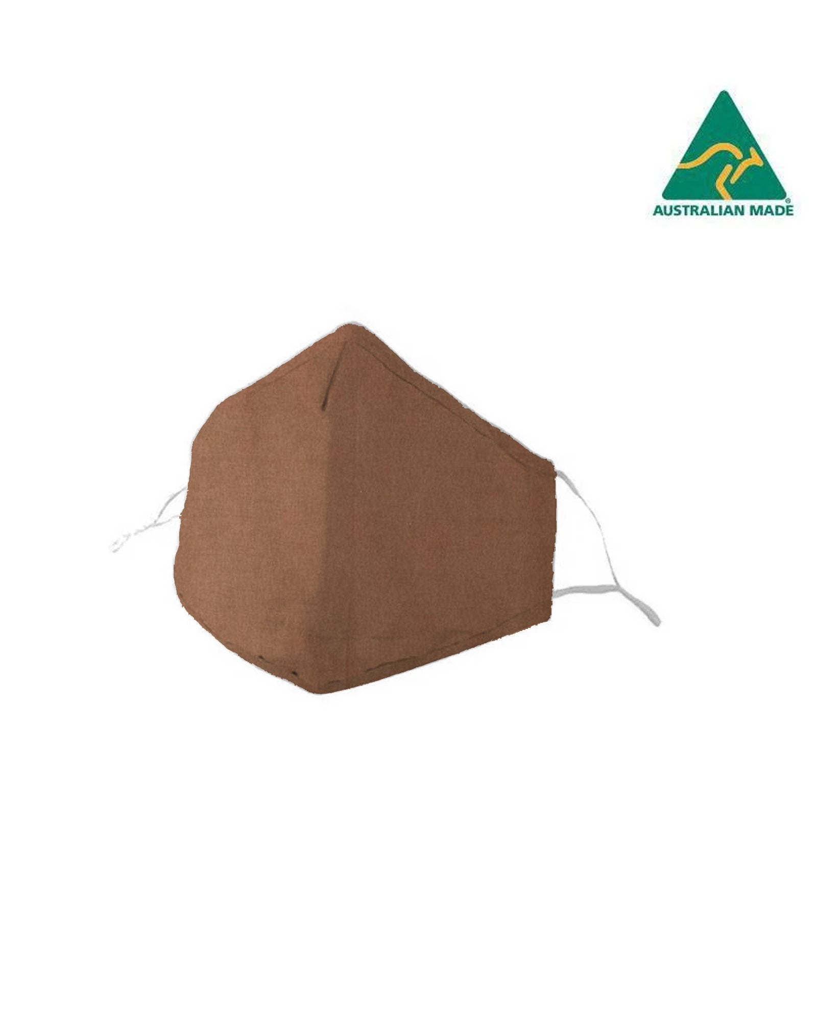 Clear Collective Reusable Mask Rust Adult | No Valve | Reusable | Anti Odour Cotton Face Mask (Restocking Soon)