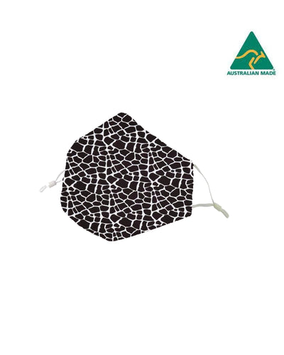 Clear Collective Reusable Mask Santorini Print | Adult | No Valve | Reusable Anti Odour Cotton Face Mask