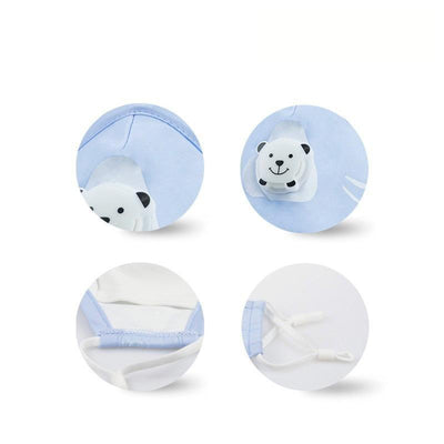 Clear Collective Reusable Mask with Valve Baby Blue | Kids | Valve | Reusable Anti Odour Cotton Face Mask