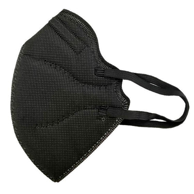 Clear Collective Reusable Mask with Valve Black | Adult | Valve | Disposable 3D Fold Face Mask