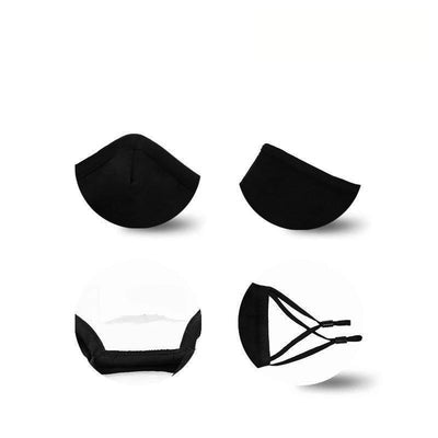 Clear Collective Reusable Mask with Valve Black | Adult | Valve | Reusable Anti Odour Cotton Face Mask (In Stock)