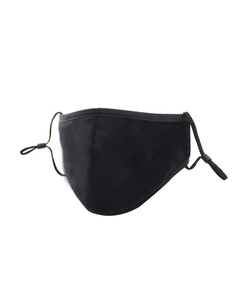 Clear Collective Reusable Mask with Valve Black Velvet | Adult | No Valve | Reusable Face Mask (In Stock)