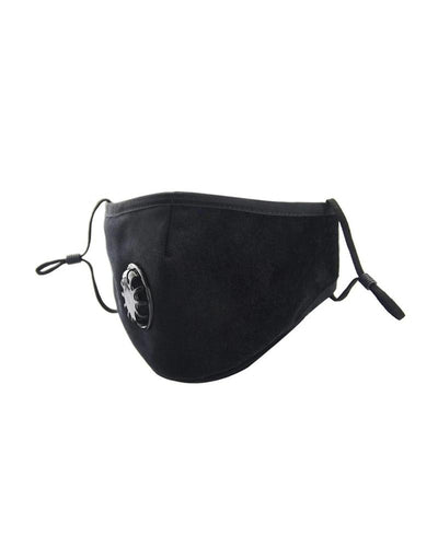 Clear Collective Reusable Mask with Valve Black Velvet | Adult | Valve | Reusable Face Mask (In Stock)