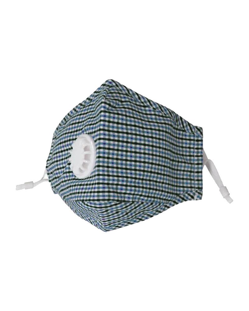 Clear Collective Reusable Mask with Valve Bronte | Adult | Valve | Reusable Anti Odour Cotton Face Mask