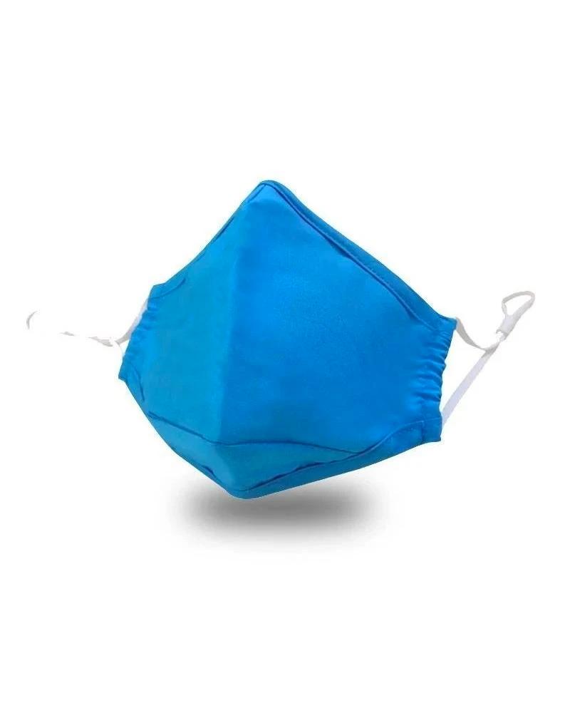 Clear Collective Reusable Mask with Valve True Blue | Kids | No Valve | Reusable Anti Odour Cotton Face Mask (In Stock)