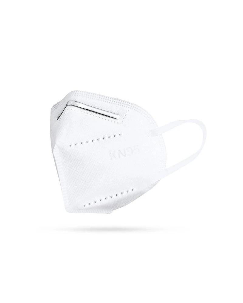 Clear Collective Reusable Mask with Valve White | Adult | No Valve | Disposable 3D Fold Face Mask