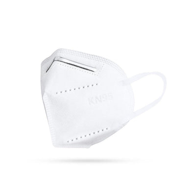 Clear Collective Reusable Mask with Valve White | Adult | No Valve | Disposable 3D Fold Face Mask